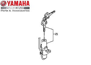 MIOLO DA IGNIÇÃO OU TRAVA DE DIREÇÃO PARA FAZER 250 2016 E 2017 ORIGINAL YAMAHA