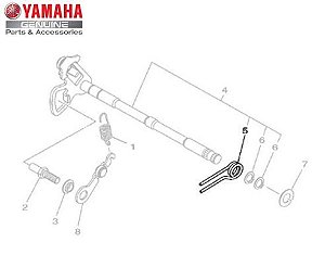 MOLA DE TORSÃO DO EIXO DE MARCHA PARA YZF R3 E MT03 ORIGINAL YAMAHA