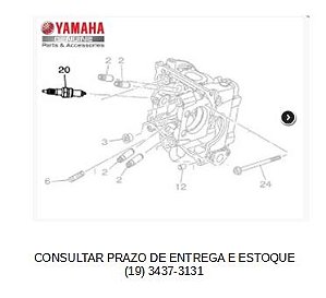 VELA DE IGNIÇÃO (NGK CPR8EA) PARA NMAX 160 2017 ATE 2025 ORIGINAL YAMAHA (CONSULTAR ESTOQUE E PRAZO DE ENTREGA)