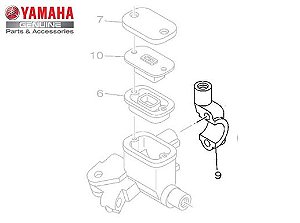 SUPORTE DO CILINDRO MESTRE DIANTEIRO PARA CRYPTON 115 2010 A 2016 ORIGINAL YAMAHA