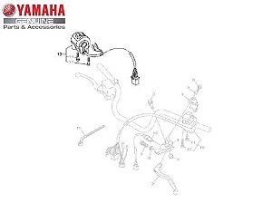 INTERRUPTOR DIREITO DO GUIDÃO OU PUNHO DIREITO PARA YS FAZER 250 TODOS OS MODELOS DE 2006 Á 2010 ORIGINAL YAMAHA