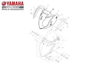 CARENAGEM DO FAROL PARA FAZER 250 DE 2011 Á 2017 ORIGINAL YAMAHA