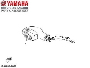 PISCA DIANTEIRO DIREITO FAZER 250 2006 A 2008 ORIGINAL YAMAHA