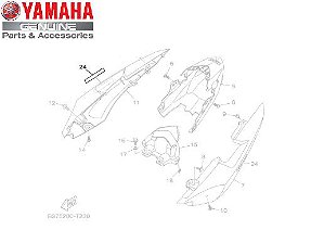 ADESIVO YAMAHA DA RABETA FACTOR 125 2017 A 2019 ORIGINAL YAMAHA