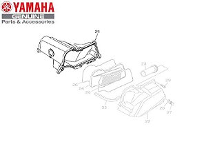 CAIXA DO FILTRO DE AR DA NEO125 UBS ORIGINAL YAMAHA