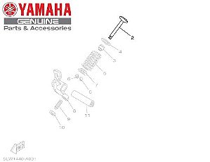 VALVULA DE ESCAPE PARA AT115 NEO 2005 A 2008 ORIGINAL YAMAHA