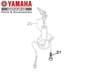 PARAFUSO FORMATO ESPECIAL (M6) DA IGNICAO DA YS FAZER 150 E YBR FACTOR 150 ORIGINAL YAMAHA