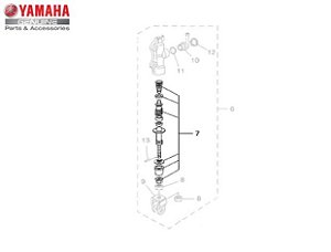 KIT DE REPARO DO CILINDRO MESTRE DO FREIO TRASEIRO PARA FAZER 250 , LANDER E TÉNÉRÉ 250 ORIGINAL YAMAHA