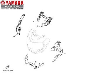 CARENAGENS DO FAROL PARA MT-07 MODELO 2019 A 2021 ORIGINAL YAMAHA