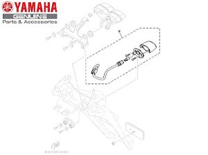 LUZ DA LICENCA CONJUNTO PARA XTZ250 NOVA LANDER ABS 2020 ORIGINAL YAMAHA