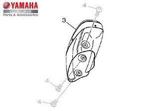 COBERTURA DA PONTA DO ESCAP DA MT-09 TRACER ORIGINAL YAMAHA