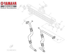 MANGUEIRA DE OLEO DO RADIADOR PARA FAZER 250 E FZ25 NOVA FAZER 250 ORIGINAL YAMAHA