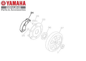 SAPATA DO CONTRA PESO DA EMBREAGEM DA NEO 115 ORIGINAL YAMAHA