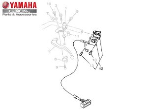 PUNHO ESQUERDO OU INTERRUPTOR DE GUIDAO PARA MT-07 ORIGINAL YAMAHA