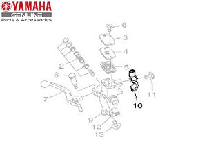 SUPORTE DO CILINDRO MESTRE DIANTEIRO PARA NMAX 160 ORIGINAL YAMAHA