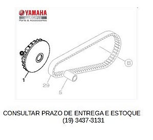 ROLDANA OU POLIA PRIMARIA DIREITA PARA NEO 125 2017 ATE 2025 ORIGINAL YAMAHA (CONSULTAR PRAZO DE ENTREGA E ESTOQUE)