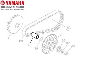 ESPACADOR GUIDA DA EMBREAGEM NEO 125 ORIGINAL YAMAHA