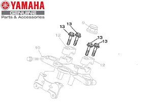 PARAFUSO DO FIXADOR DE GUIDAO PARA YBR150 FACTOR ORIGINAL YAMAHA