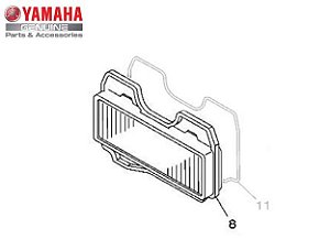 ELEMENTO FILTRO DE AR PARA CRYPTON 115 2010 A 2016 ORIGINAL YAMAHA