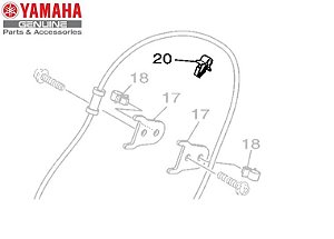 BRACADEIRA SUPERIOR DO SENSOR ABS PARA NOVA LANDER 2020 ORIGINAL YAMAHA