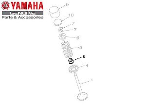 RETENTOR DE VALVULA PARA TDM900 E MOTORES DE POLPA ORIGINAL YAMAHA