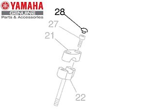 TAMPA DE BORRACHA DA MESA DO GUIDAO DA XT660R , MT-03 660CC E XJ6N E F ORIGINAL YAMAHA