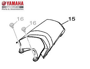 TAMPA TRASEIRA DA LANTERNA DE FREIO NOVA NEO 125 2020 ATE 2025 ORIGINAL YAMAHA (CONSULTAR PRAZO DE ENTREGA E ESTOQUE)
