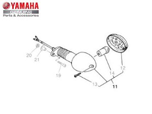 PISCA TRASEIRO ESQUERDO PARA MT-03 660CC 2008 ORIGINAL YAMAHA