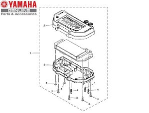 MEDIDOR CONJUNTO OU PAINEL PARA YZF-R3 2020 ORIGINAL YAMAHA