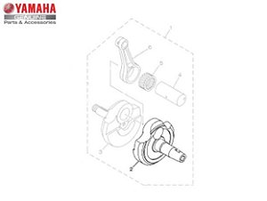 VIRABREQUIM LADO ESQUERDO PARA FAZER 250 , FZ25 NOVA FAZER 250 ABS , LANDER E TENERE 250 ORIGINAL YAMAHA