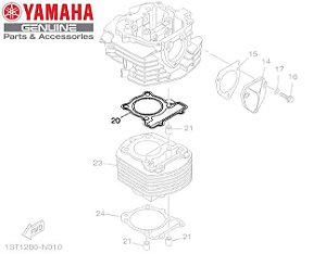 JUNTA DE CABECOTE PARA LINHA 150CC FAZER,FZ 15, FACTOR, CROSSER ORIGINAL YAMAHA