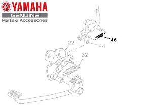 MOLA DE TENSAO DO CABO DE FREIO TRASEIRO UBS PARA YBR150 FACTOR E YS150 FAZER ORIGINAL YAMAHA