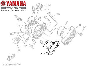 JUNTA DE CABECOTE PARA XV250 VIRAGO ORIGINAL YAMAHA