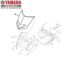 CAPA DOS MEDIDORES PARA XTZ250 NOVA LANDER 2020 E 2021 ORIGINAL YAMAHA