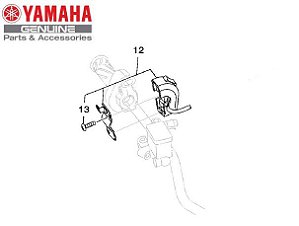 INTERRUPTOR DIREITO DO GUIDAO PARA XTZ150 CROSSER ORIGINAL YAMAHA