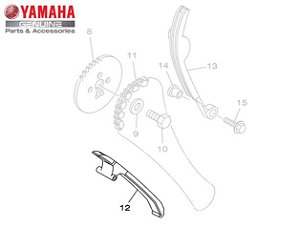 GUIA LIMITADORA PARA YBR125 , YBR125 FACTOR E XTZ125 ORIGINAL YAMAHA