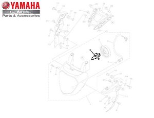 LAMPADA DO FAROL (12V-60/55W) PARA MT-03 , MT-07 , MT-09 ORIGINAL YAMAHA