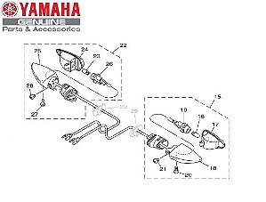 PISCA TRASEIRO PARA NEO125 UBS 2020 E 2021 ORIGINAL YAMAHA