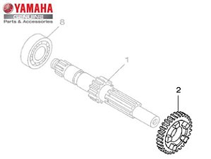 ENGRENAGEM MOTORA DA 4A MARCHA PARA LINHA 250CC ORIGINAL YAMAHA