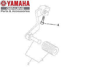 PARAFUSO DO PEDAL DE CAMBIO PARA XT660Z TÉNÉRÉ ORIGINAL YAMAHA