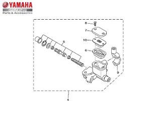 CILINDRO MESTRE COMPLETO PARA CRYPTON 115 ORIGINAL YAMAHA