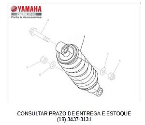 AMORTECEDOR TRASEIRO PARA FZ25 NOVA FAZER 250 ABS ORIGINAL YAMAHA