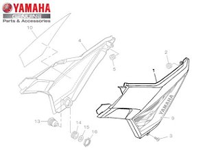 TAMPA LATERAL ESQUERDA PARA XTZ150 CROSSER 2015 a 2021 ORIGINAL YAMAHA