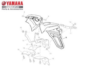 SUPORTE DA LICENCA PARA MT-03 660CC 2008 ORIGINAL YAMAHA