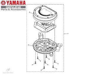 MEDIDOR CONJUNTO OU PAINEL PARA NMAX 160 2017 E 2020  ORIGINAL YAMAHA (CONSULTAR PRAZO DE ENTREGA E ESTOQUE)