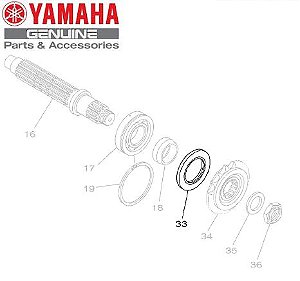 RETENTOR DO PINHAO PARA MT-09 E MT-09 TRACER ORIGINAL YAMAHA