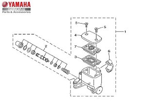 CILINDRO MESTRE DO FREIO SUBCONJUNTO PARA MT-03 E YZF R3 ORIGINAL YAMAHA