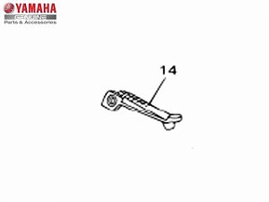 ESTRIBO DIANTEIRO ESQUERDO YZF R1 ANO 2013 EM DIANTE ORIGINAL YAMAHA