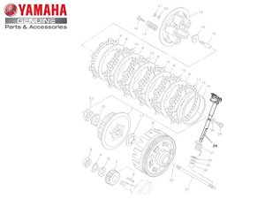 ALAVANCA IMPULSORA PARA FAZER 250 , FZ25 , LANDER E TÉNÉRÉ 250 ORIGINAL YAMAHA