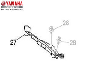 CAPA DA CHAVE DE IGNICAO PARA XTZ150 CROSSER ORIGINAL YAMAHA